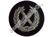 Bullion Blazer Leaf Hands Embroidery Badges